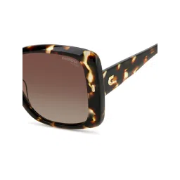 carrera accessories CARRERA Women UV Protected Polarized Full Rim Brown Lens Square Sunglasses - 206946WR956LA (56) image 5