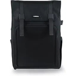 carriall Campod Black Polyester DSLR Camera Bag | Backpack for 1-2 DSLR & 5-6 Lenses | Padded 16" Laptop Compartment | Adjustable Dividers & Waterproof Cover | Daypack for Professional Photographers-picture-28