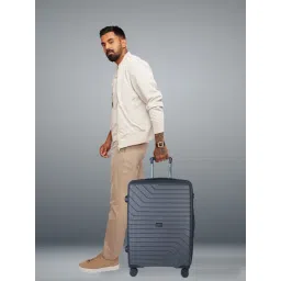 Carriall Grey 8 Wheel Small Hard Cabin Trolley - 36.5 cm-picture-43