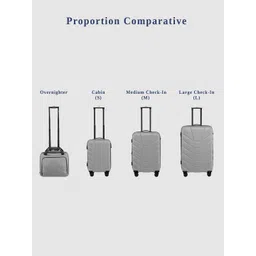 CARRIALL Pack of 2 Black & Beige Large & Medium Luggage Trolley image 4