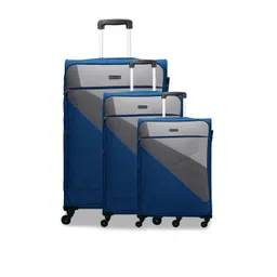 CARRIALL Set Of 3 Vista Solid Soft-Sided Trolley Bags- 50 cm, 60 cm & 71 cm-picture-19