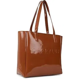 carrylux ShinyAura Women's Tote Bag, Large Glossy Handbag, Shoulder Bag for Office & Casual Use-picture-11