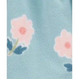 Carter's 3-Piece Floral Fleece Little Vest Set image 4