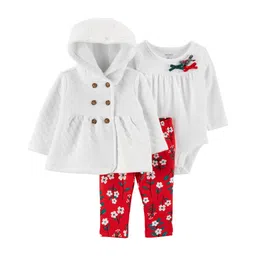 Carter's 3-Piece Holiday Little Onesie with legging & Cardigan Set - Multicolor-picture-27