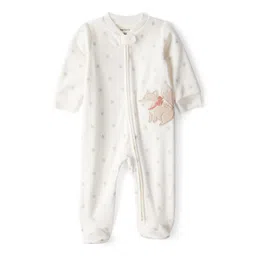 Carter's Baby Girl Fox Sparkle Print Loose Fit Full Sleeve Sleep & Play Sleepsuit-picture-52