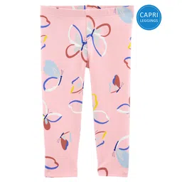Carter's Butterfly Capri Leggings - Pink-picture-13