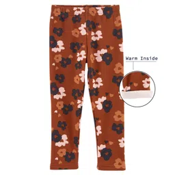 Carter's Floral Cozy Leggings - Brown-picture-39