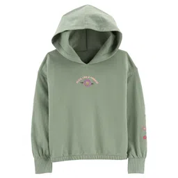 Carter's Floral French Terry Hoodie- Green-picture-20