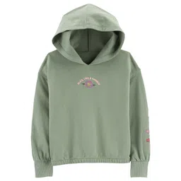 Carter's Floral French Terry Hoodie- Green-picture-10