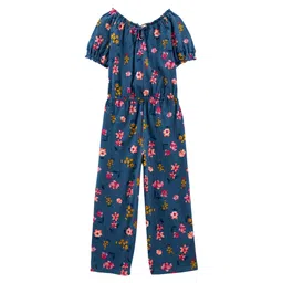 Carter's Floral Print Jumpsuit - Navy Blue-picture-28