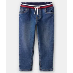 Carter's Knit Full Length Solid Jeans - Blue-picture-24