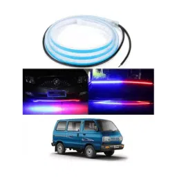 Cartronics 120cm Police strip Type Led  Red Blue  For MARUTI SUZUKI Omni-picture-24