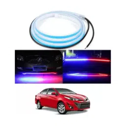 Cartronics 120cm Police strip Type Led  Red Blue  For TOYOTA Yaris-picture-16