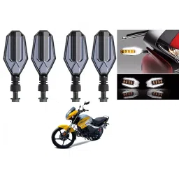 Cartronics U Shape White&Yellow Front & Rear Side LED Indicator for Suzuki Gixxer SF 250(Pack of 4 Pcs)-picture-11