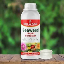 Casa De Amor Essential Seaweed Extract Liquid Plant Fertilizer For Plants with Measuring Cup (500 ml)-picture-20