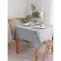 CASA-NEST Grey Jute 4 Seater Table Cover-picture-28