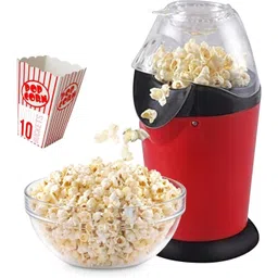 casaaura Snack Maker for Kids & Adults | Fast Popper for Home, Movie Nights, Parties Electric Popcorn Maker Hot Air Popper Machine 1200W | Oil-Free, Healthy 100 g Popcorn Maker-picture-11