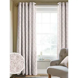 CASABLEU Beige Set of 2 Geometric Door Curtain-picture-38