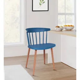 casacraft from pepperfry Aiden Cafe Chair in Blue Finish-picture-17