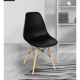 casacraft from pepperfry Aken Iconic Chair in Black Colour-picture-24