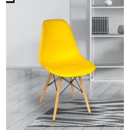 casacraft from pepperfry Aken Iconic Chair in Yellow Colour-picture-12