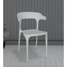 casacraft from pepperfry Emma Cafe Chair in White Colour-picture-20