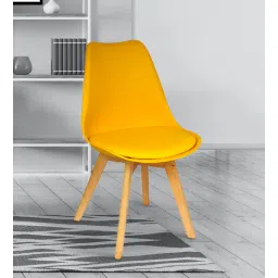 casacraft from pepperfry Hannah Iconic Chair in Yellow Colour-picture-21