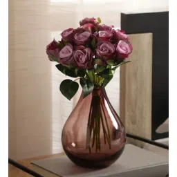 casacraft from pepperfry Purple Fabric Artificial Exquisite Artificial Flowers-picture-37