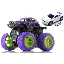 casadomani Action Toys Off-Road Vehicle Stunt Car Mini Monster Truck Enjoy +Mini Sports Car-picture-3