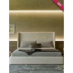 Casagold Dlton Multicolor Wood High Back without Hydraulic Storage King Bed-picture-31