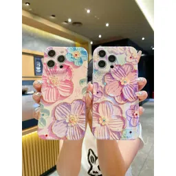 CASE CREATION Floral Printed iPhone 14 Bumper Case Mobile Accessories-picture-27