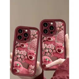 CASE CREATION Floral Printed iPhone 14 Pro Back Case Mobile Accessories-picture-15