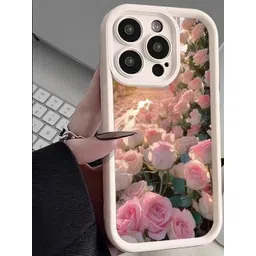 CASE CREATION Floral Printed iPhone 14 Pro Back Case Mobile Accessories-picture-16