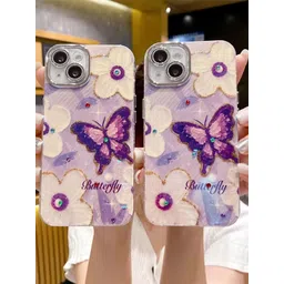 CASE CREATION Floral Printed iPhone 15 Pro Back Case Mobile Accessories-picture-37