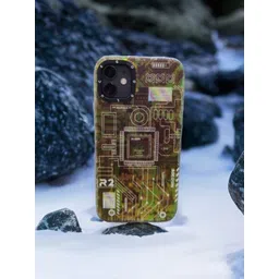 CASE CREATION Techno Art AI Circuit Retro IMD IT Engineer Chip iPhone 11 Bumper Case-picture-32