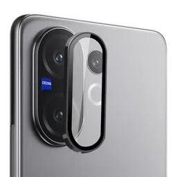 CASELIA Back Camera Lens Ring Guard Protector for Vivo V60 5G, vivo v60 camera lens protector, Metal Finish Black-picture-37