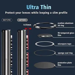 Caseline Back Camera Lens Ring Guard Protector for Motorola Moto Edge 50 Fusion 5G, Motorola Moto G96 5G, MMotorola Moto G85 5G image 2