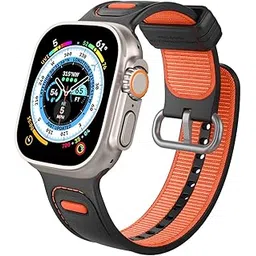CASEOLOGY by Spigen Athlex for Apple Watch Series 10 Strap 46mm, Apple Watch Ultra 2/Ultra 49mm, 9/8/7 45mm, SE2/SE/6/5/4 44mm, 3/2/1 42mm Strap Band -Active Orange-picture-12