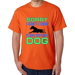 caseria Men's Cotton Graphic Printed Half Sleeve T-Shirt - Have Plans Dog-picture-35