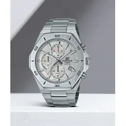 casio Edifice White Dial Silver Stainless Steel Band Analog Watch - For Men EX552 (EFB-680D-7AVUDF)-picture-12