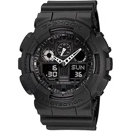 casio G-Shock GA-100-1A1DR Analog-Digital Black Dial Men Watch Black Resin Strap (G270)-picture-26