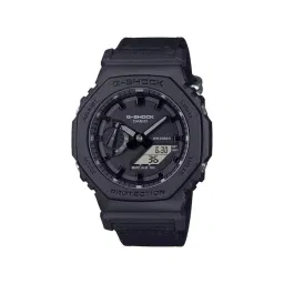Casio G-Shock GA-2100BCE-1ADR Black Analog-Digital Dial Black Cordura Nylon Band Men's Watch G1524-picture-23