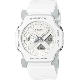casio G-Shock GA-2300-7ADR Analog-Digital White Dial Men Watch White Resin Strap (G1552)-picture-20