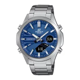 CASIO Men Dial & Stainless Steel Cuff Straps Analogue and Digital Chronograph Watch ED625-picture-26