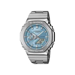 CASIO Men Dial & Stainless Steel Cuff Straps Analogue and Digital Chronograph Watch G1614-picture-25