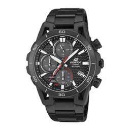 CASIO Men Dial & Stainless Steel Cuff Straps Analogue Chronograph Solar Powered Watch ED629-picture-21