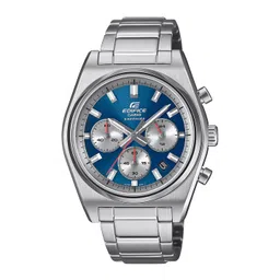 CASIO Men Dial & Stainless Steel Cuff Straps Analogue Chronograph Watch ED634-picture-17