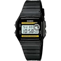 casio Resin Youth Series Digital Grey Dial Black Strap Unisex Watch - F-94Wa-9Dg(D053)-picture-13