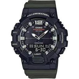 Youth Digital Analog-Digital Black Dial Men's Watch - HDC-700-3AVDF (D155)-image-9
