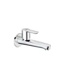 CASLLA Bib Cock Long Body with Wall Flange Clarx Series Brass Chrome Finish Silver, CLX-CHR-722316-picture-10